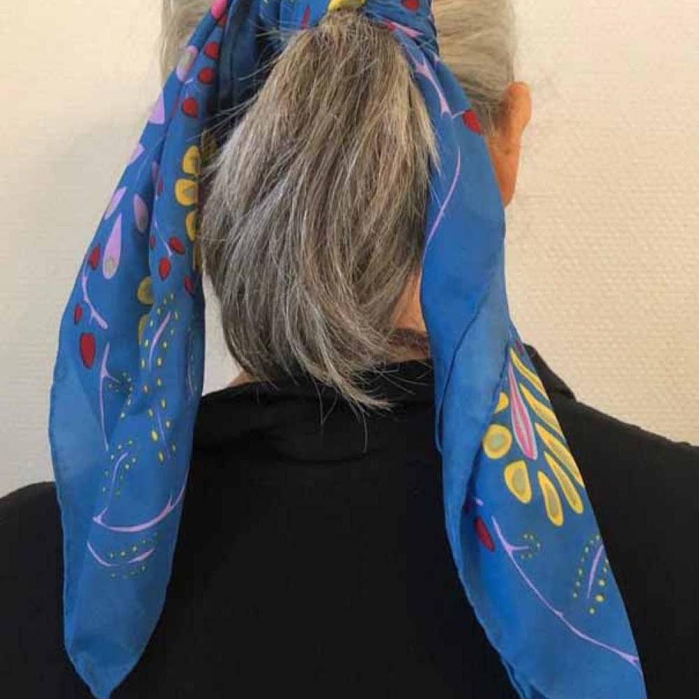 Foulard carré soie