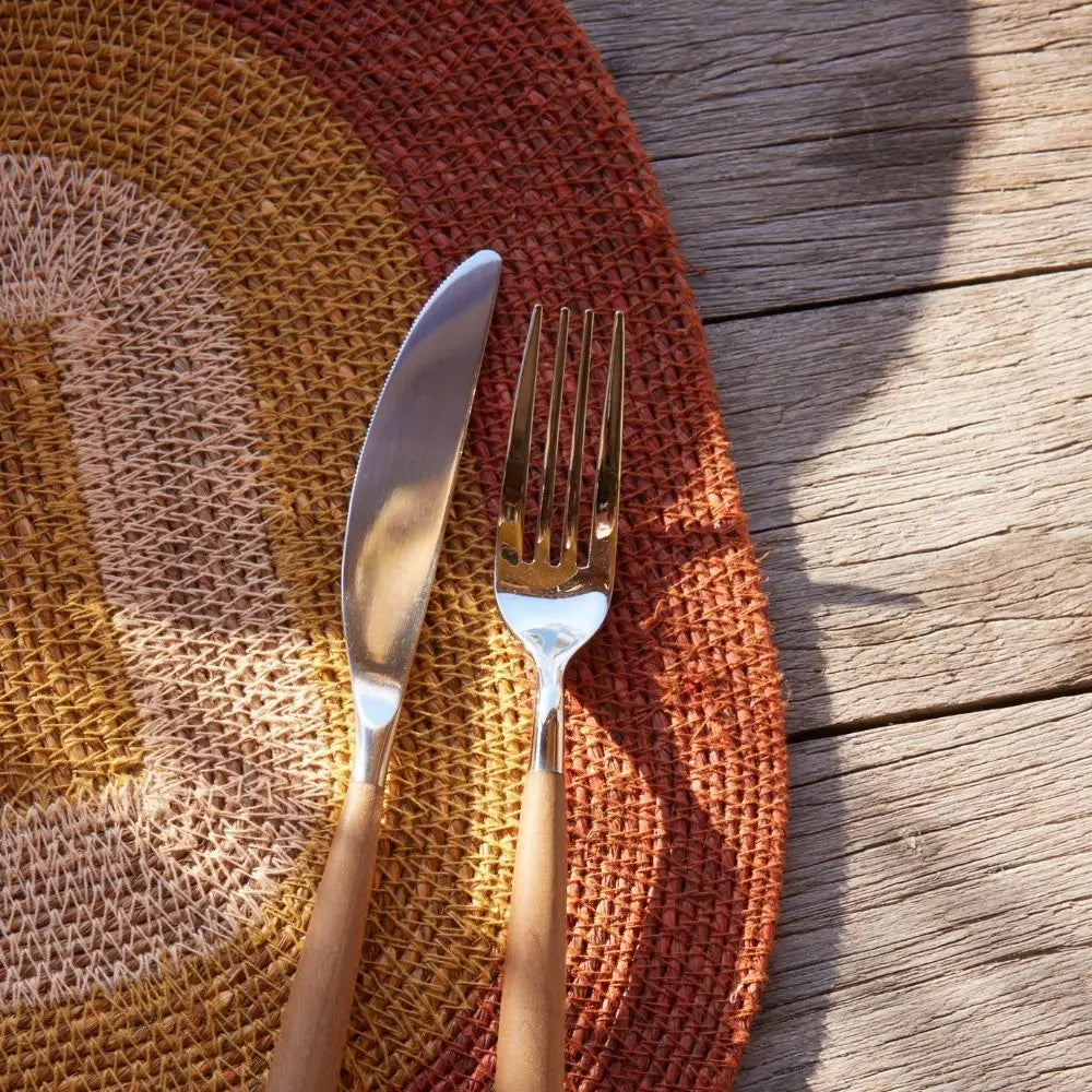 Set de table en jonc de mer