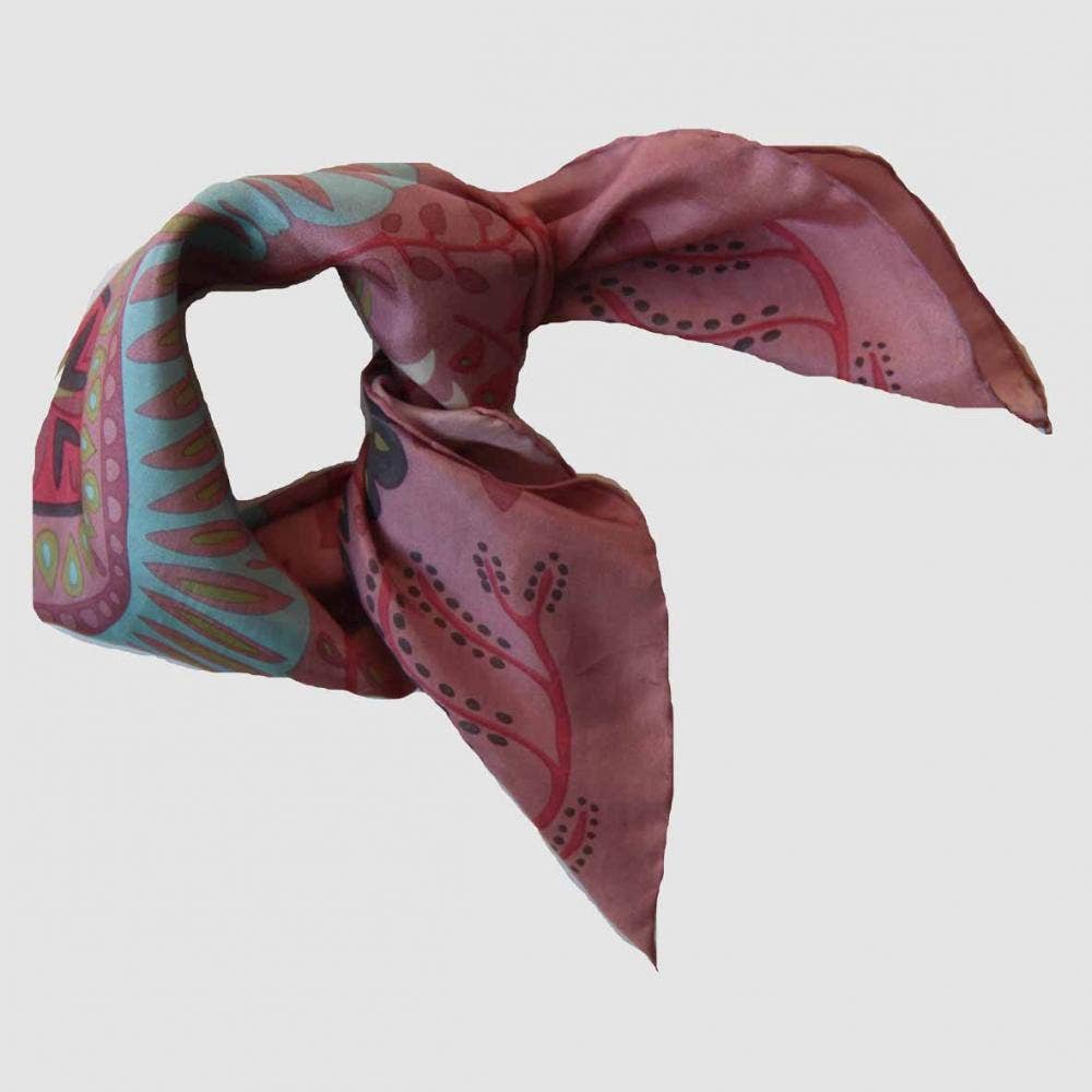 Foulard carré soie