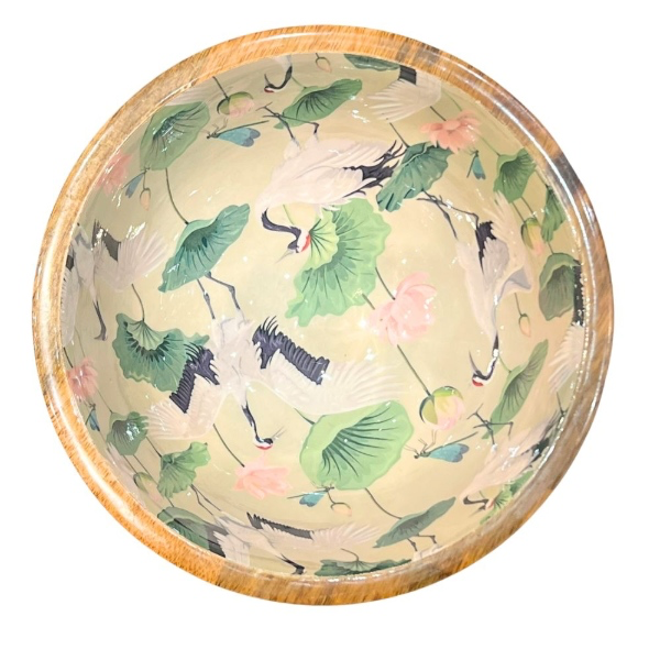 Saladier en manguier laqué (25 cm)