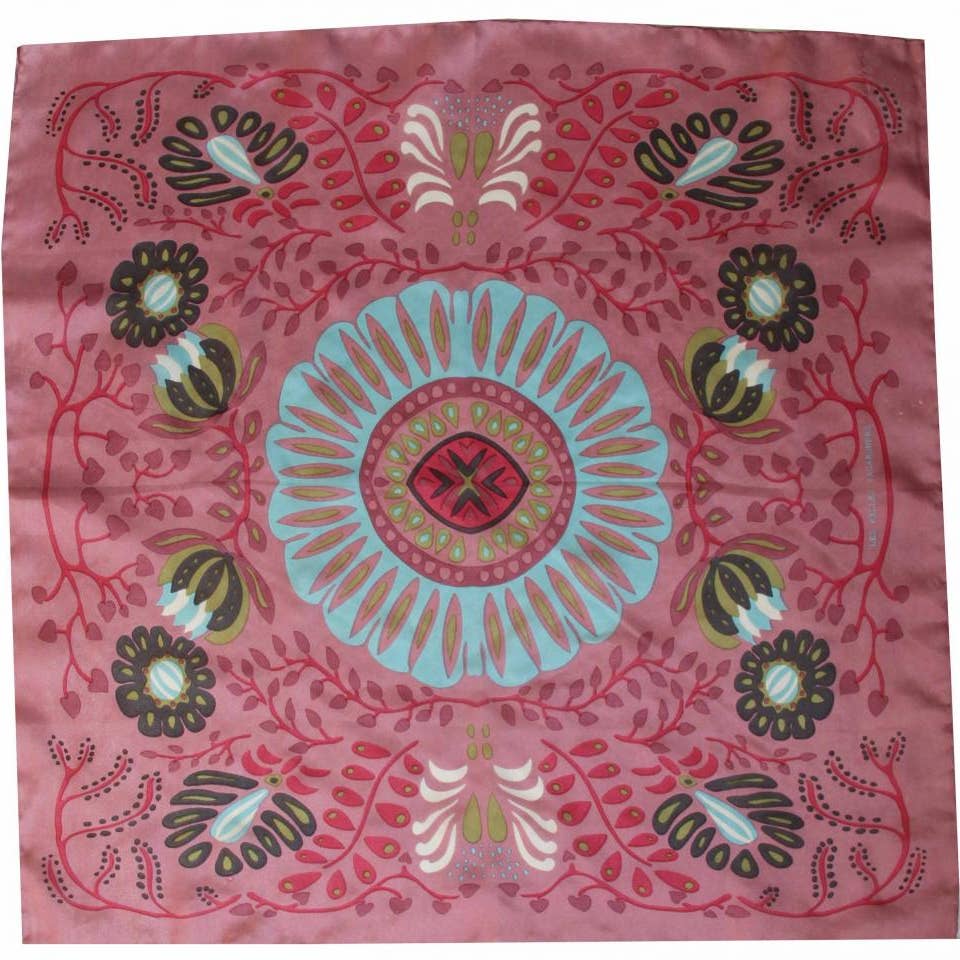 Foulard carré soie