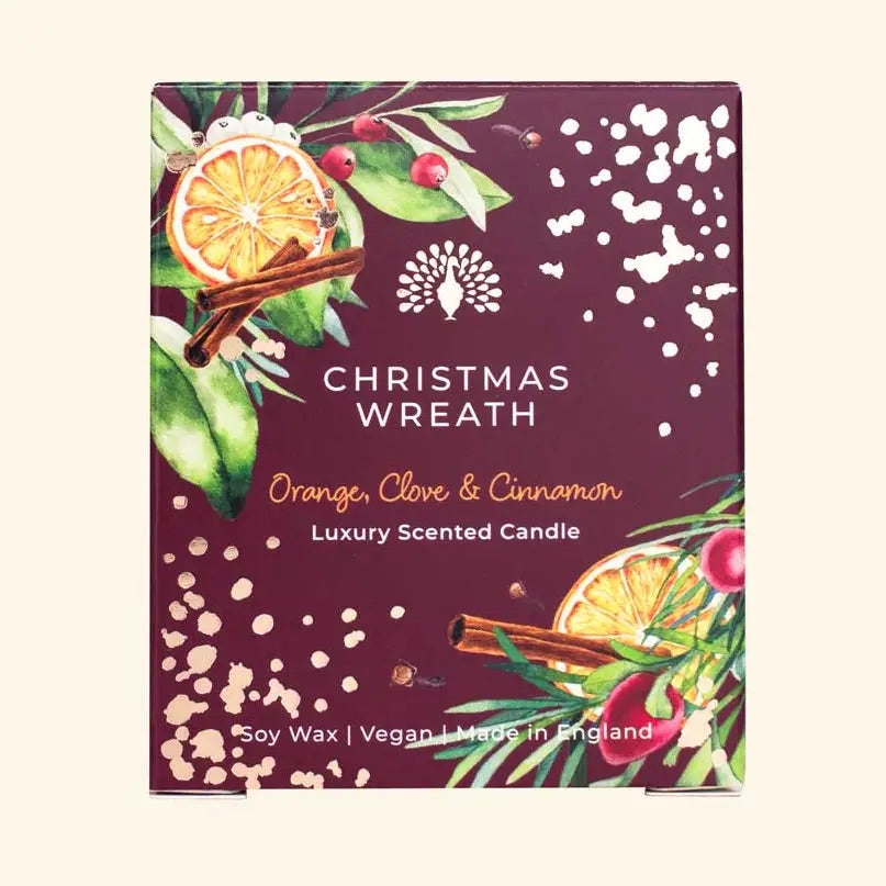 Bougie COURONNE DE NOËL