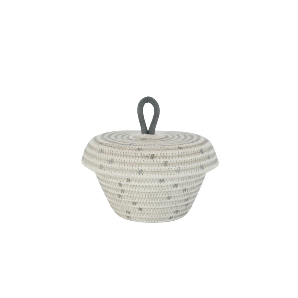 Round cotton rope basket