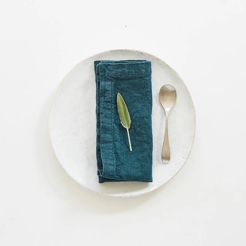 Serviette de Table Lin uni (Lot de 2)