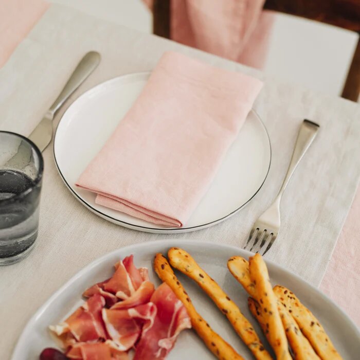 Serviette de Table Lin uni (Lot de 2)