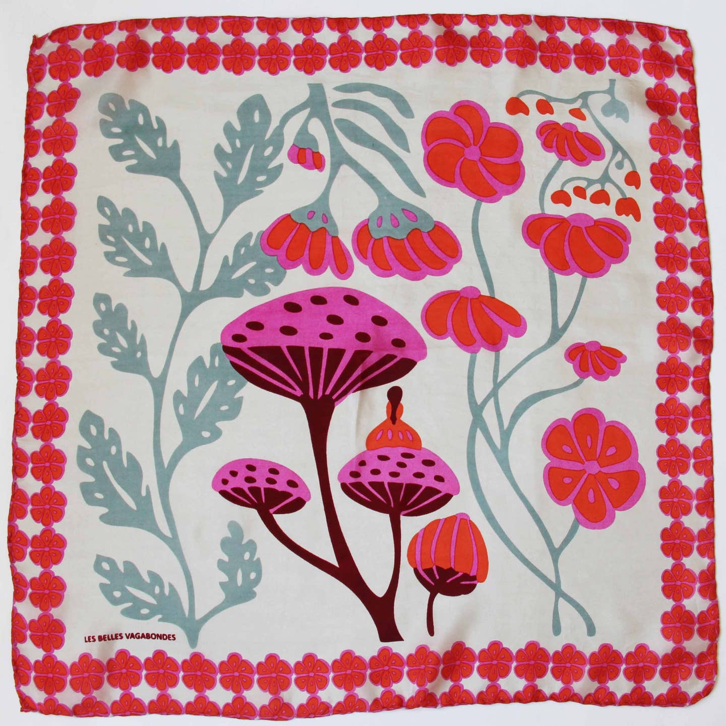 Foulard carré soie