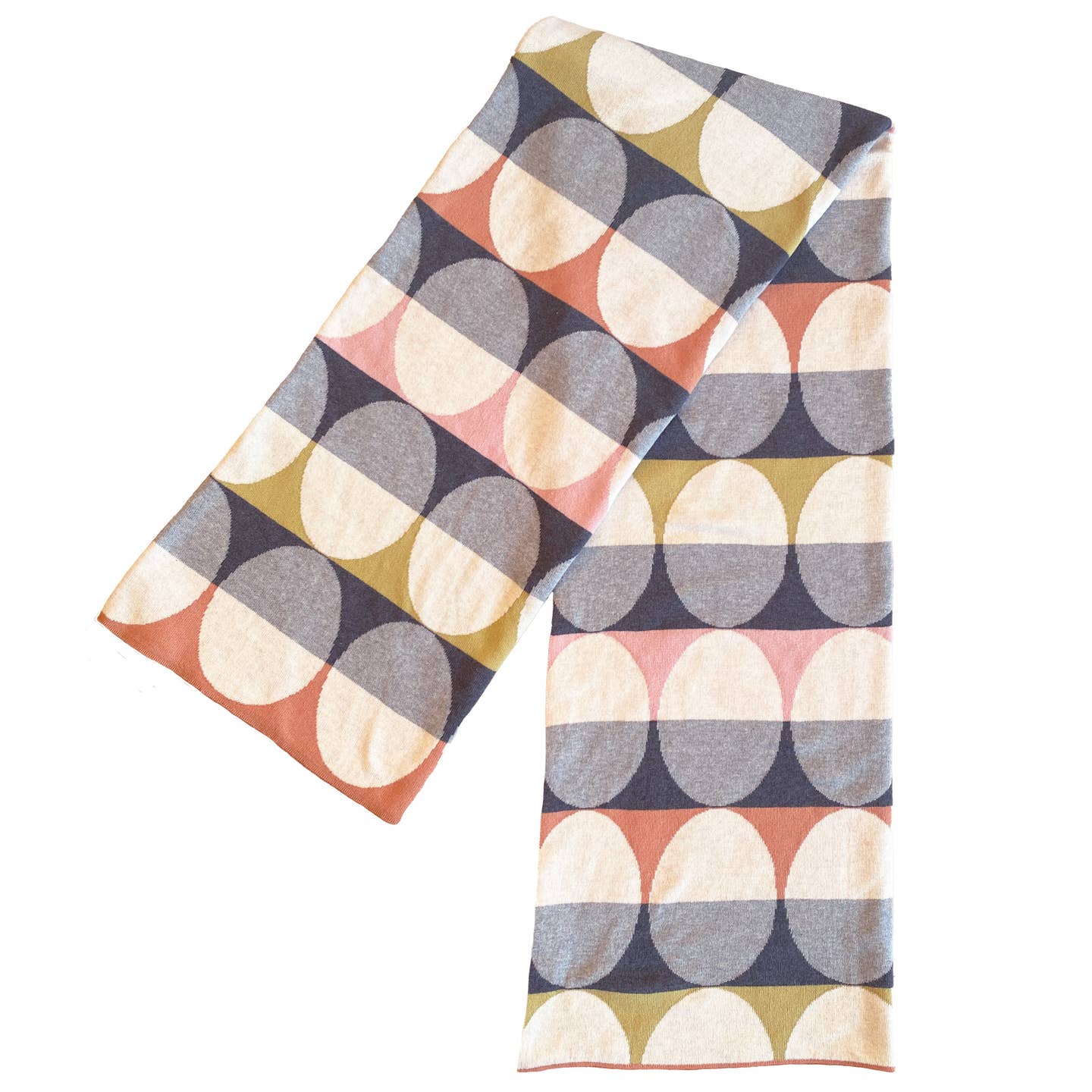Couverture en coton jacquard
