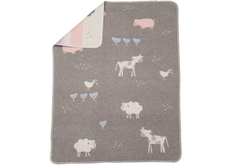 Plaid Bébé "Ferme"