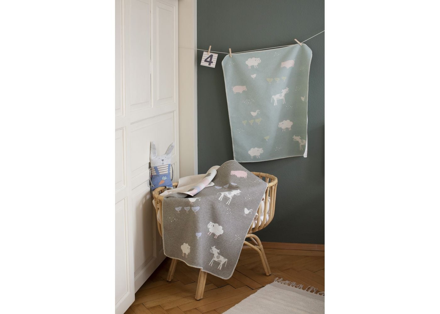 Plaid Bébé "Ferme"
