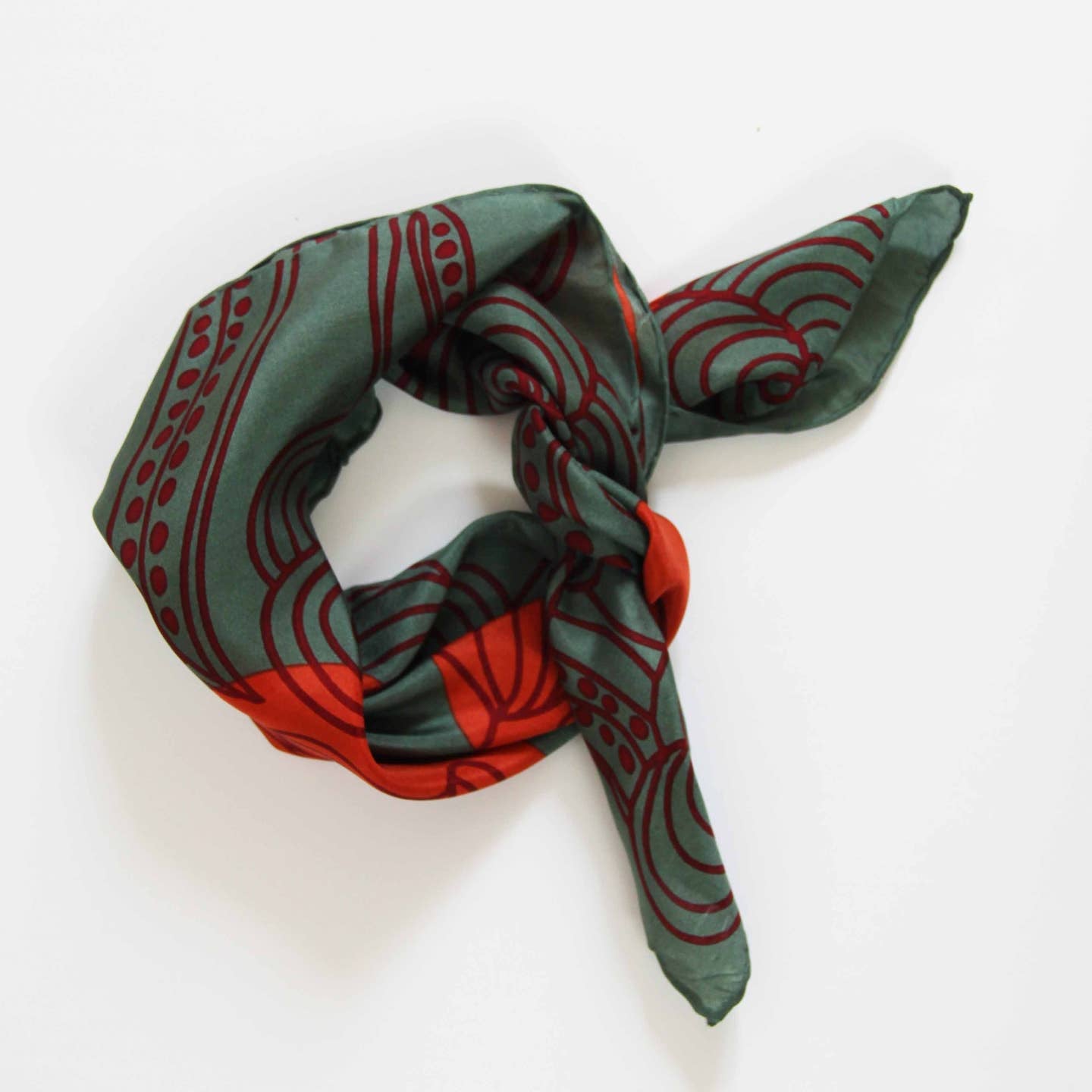 Foulard carré soie