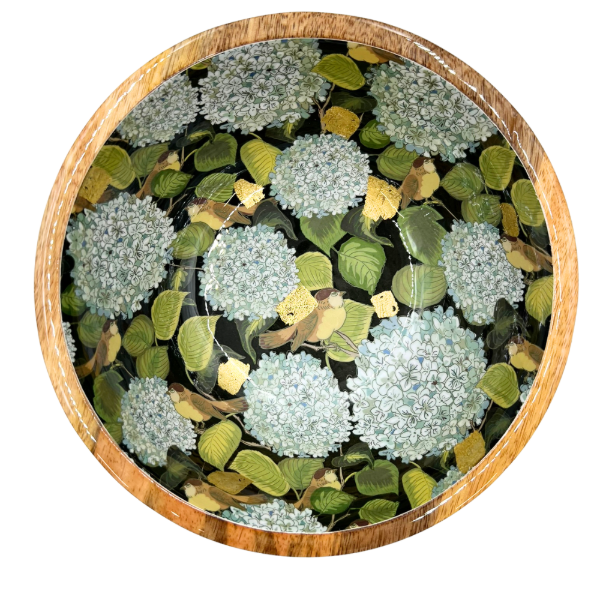 Saladier en manguier laqué XL (35 cm)