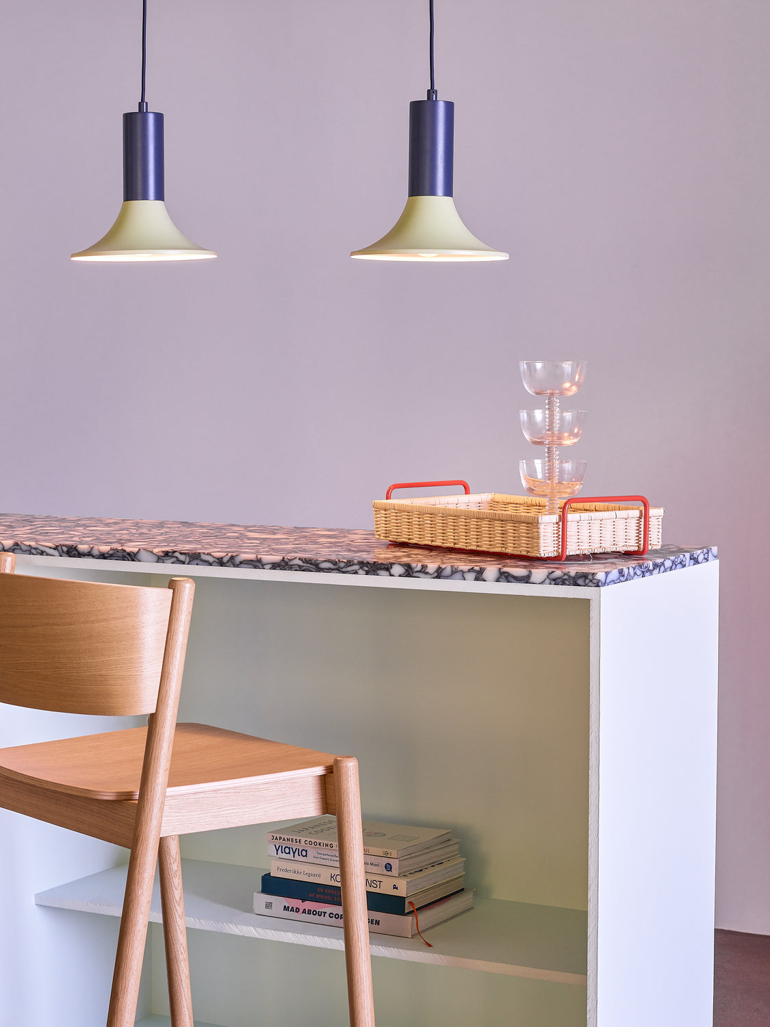 Metal pendant lamp - Crayon