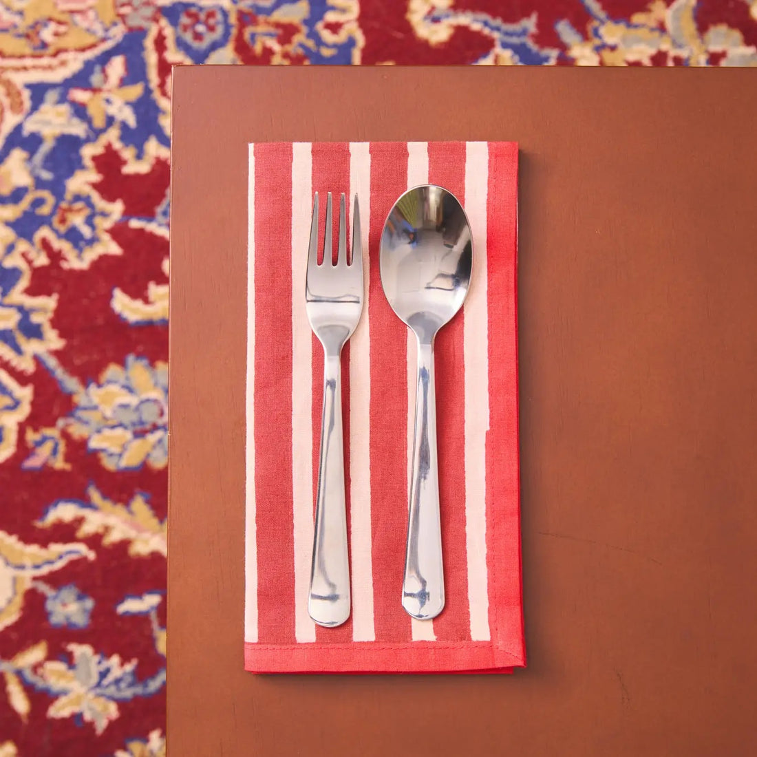 Serviettes de table rayées (Lot de 2)