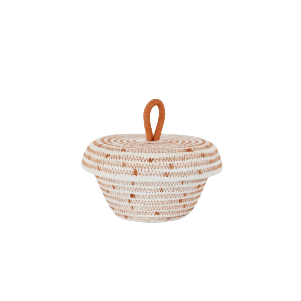 Round cotton rope basket