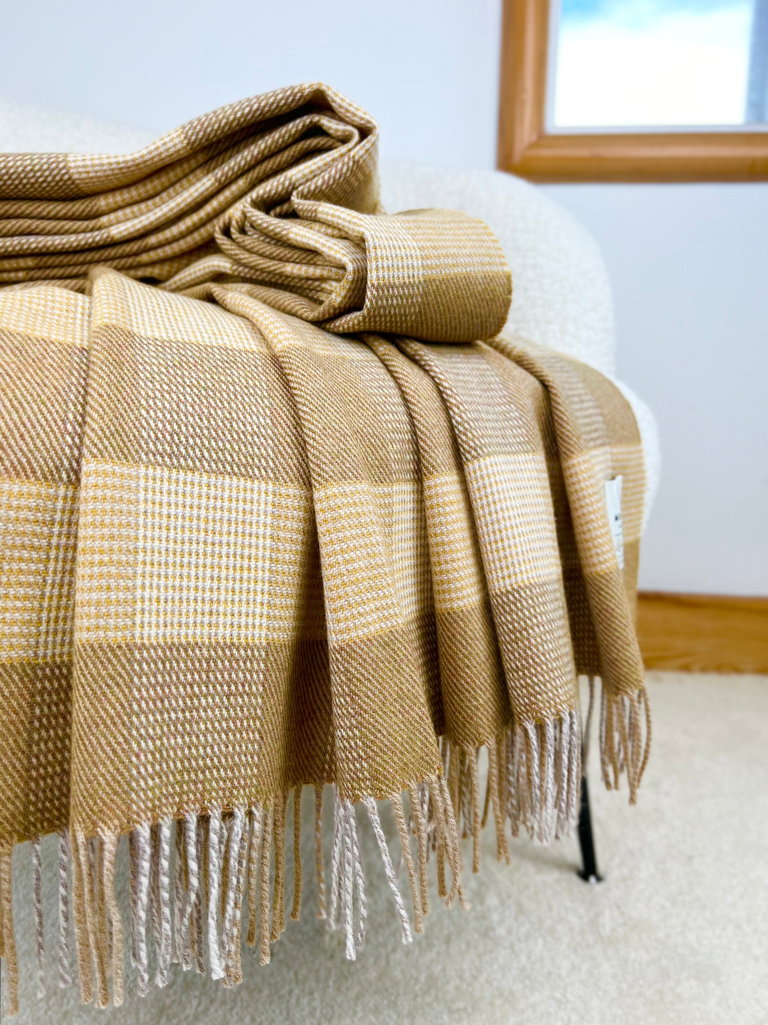 Lambswool Throw Starburst Check