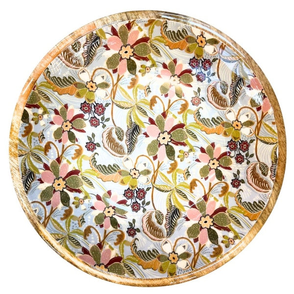 Saladier en manguier laqué XL (35 cm)