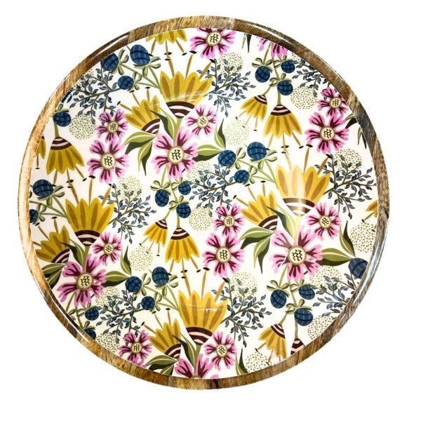 Saladier en manguier laqué XL (35 cm)