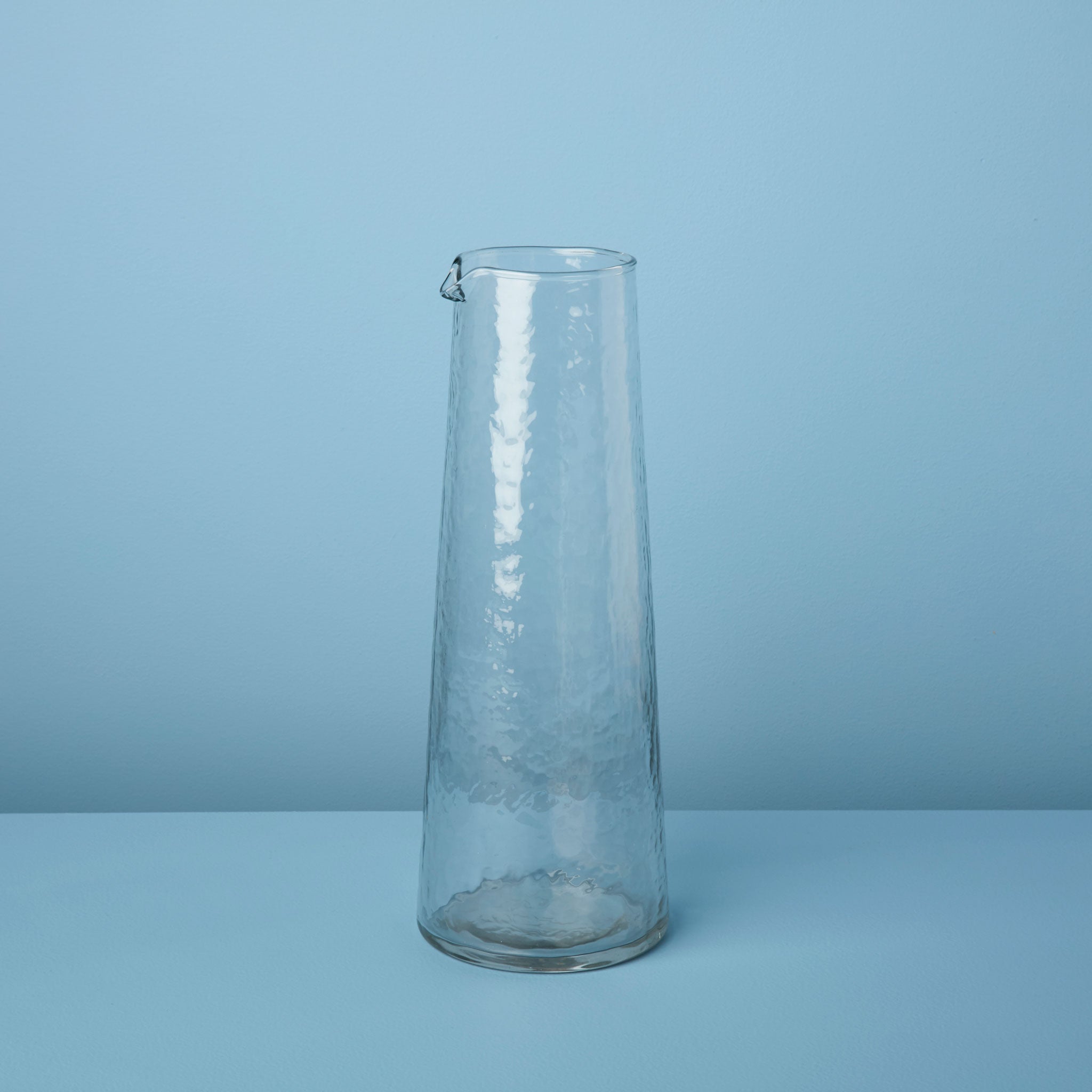 Carafe en verre martelé (L)