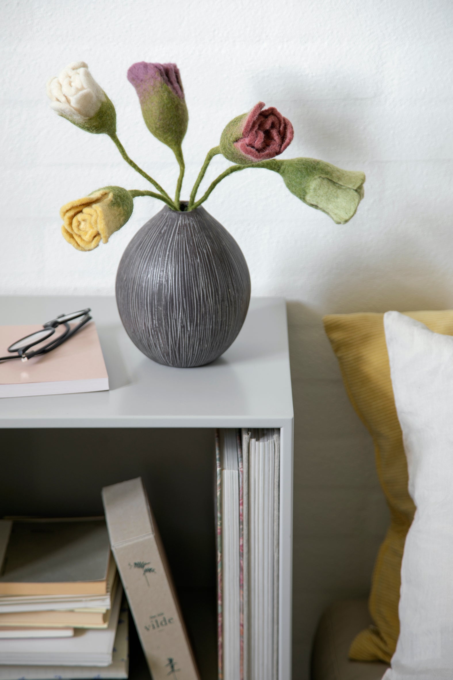 Fleur en feutrine "Tulipe"