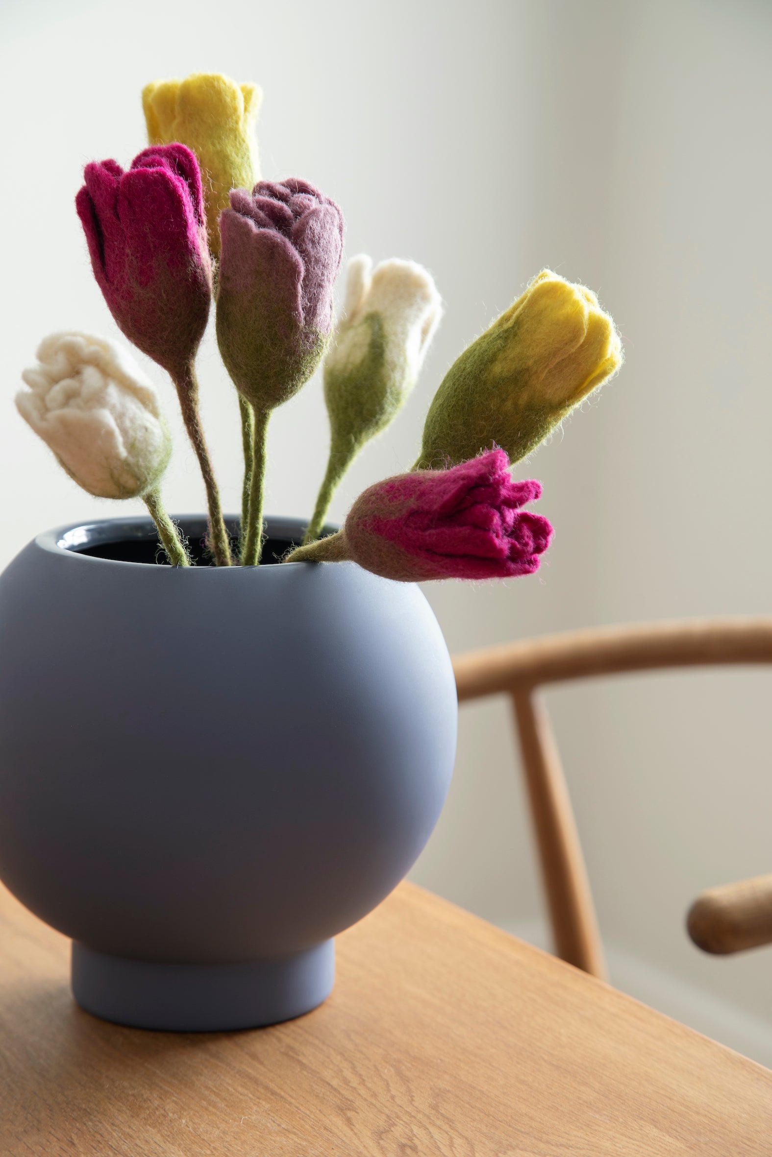 Fleur en feutrine "Tulipe"