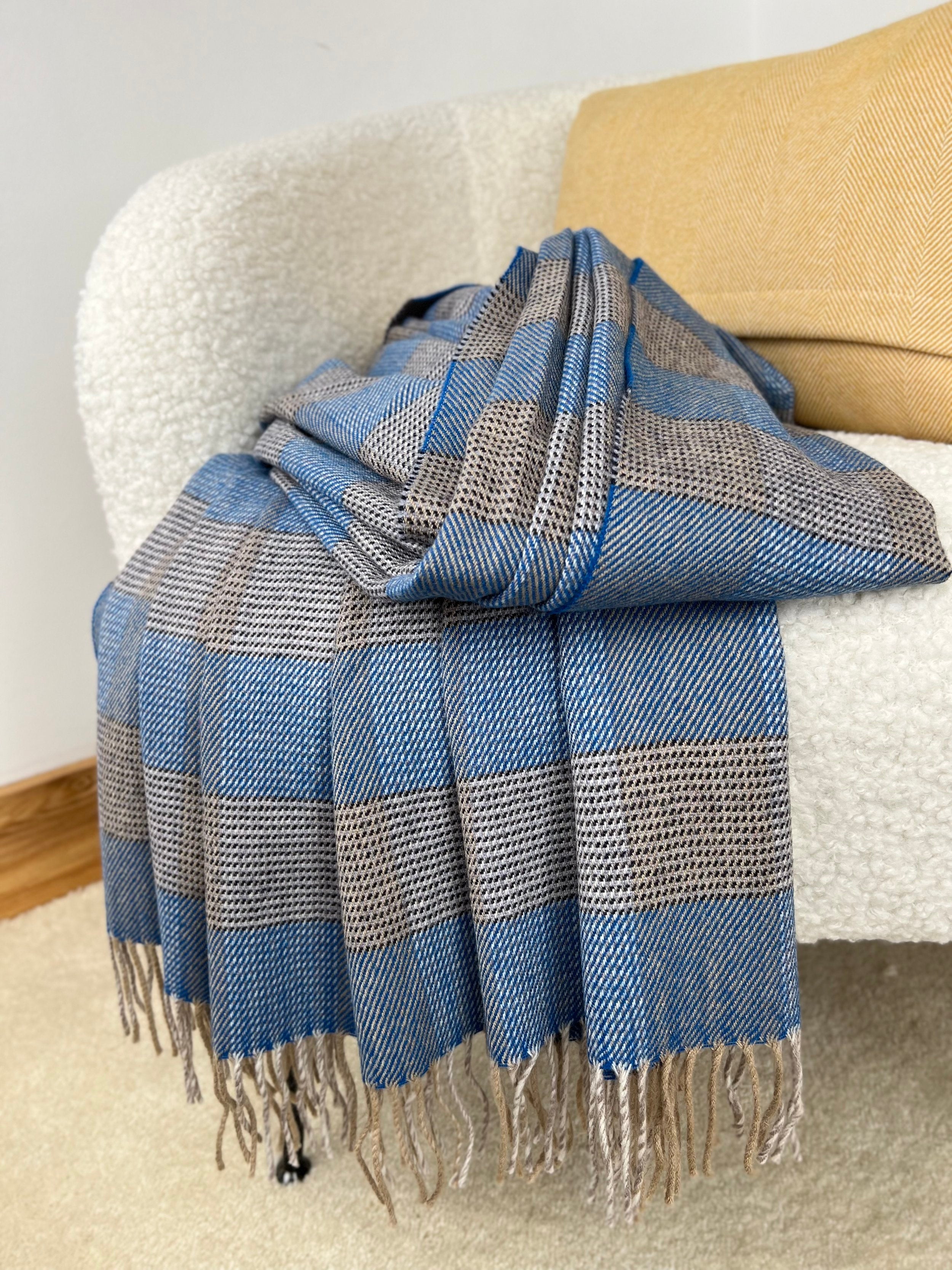 Lambswool Throw Starburst Check