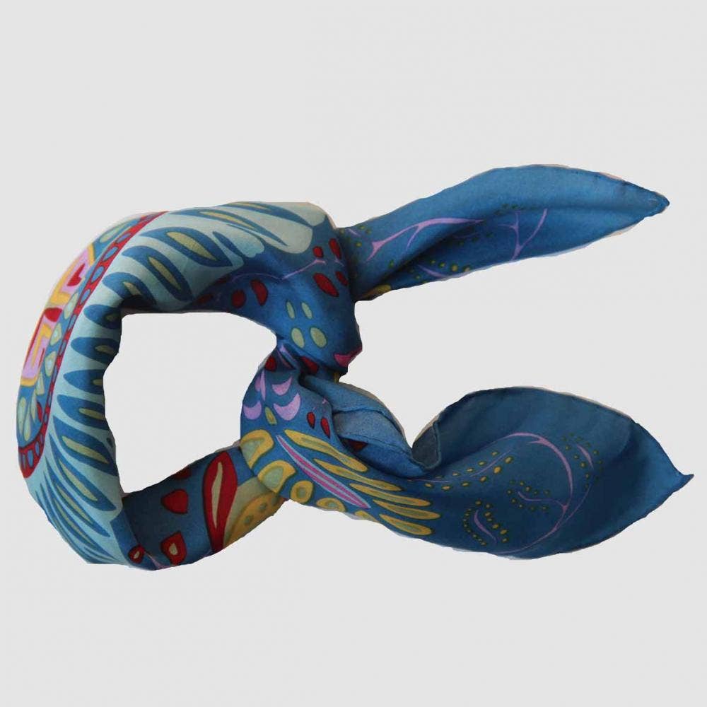 Foulard carré soie