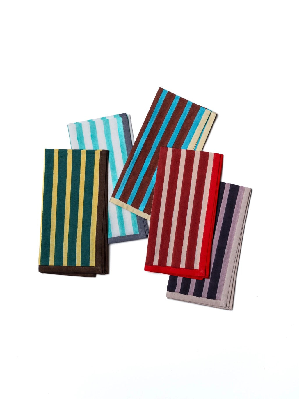 Serviettes de table rayées (Lot de 2)