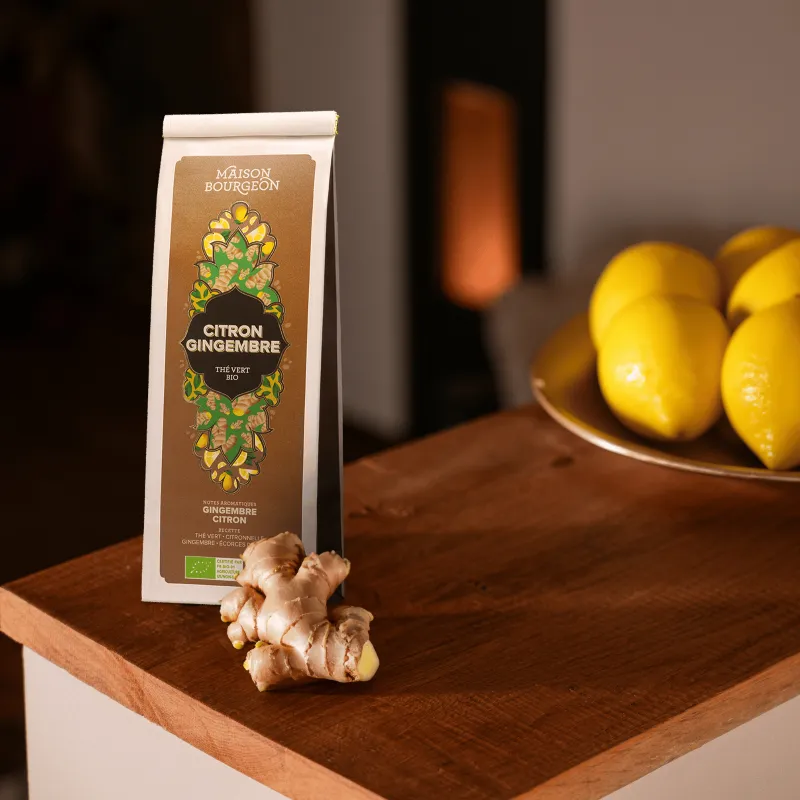 Thé Vert Citron Gingembre Bio