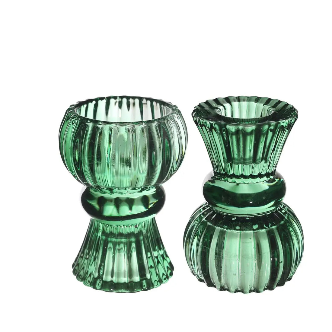 Bougeoir verre réversible