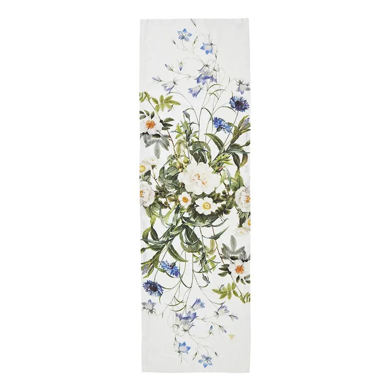 Chemin de Table « Fleurs Bleues »
