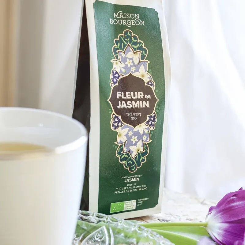 Organic Jasmine Flower Green Tea