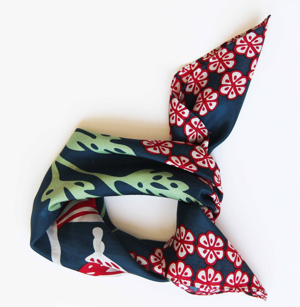 Foulard carré soie