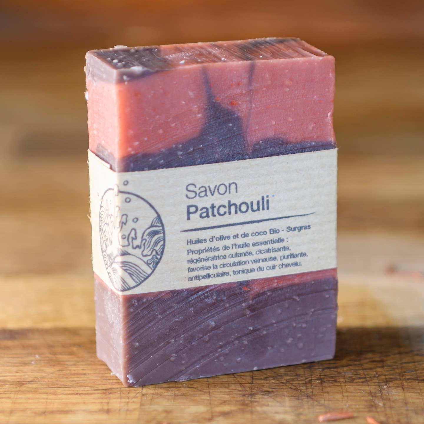 Pain de Savon décoré - Patchouli