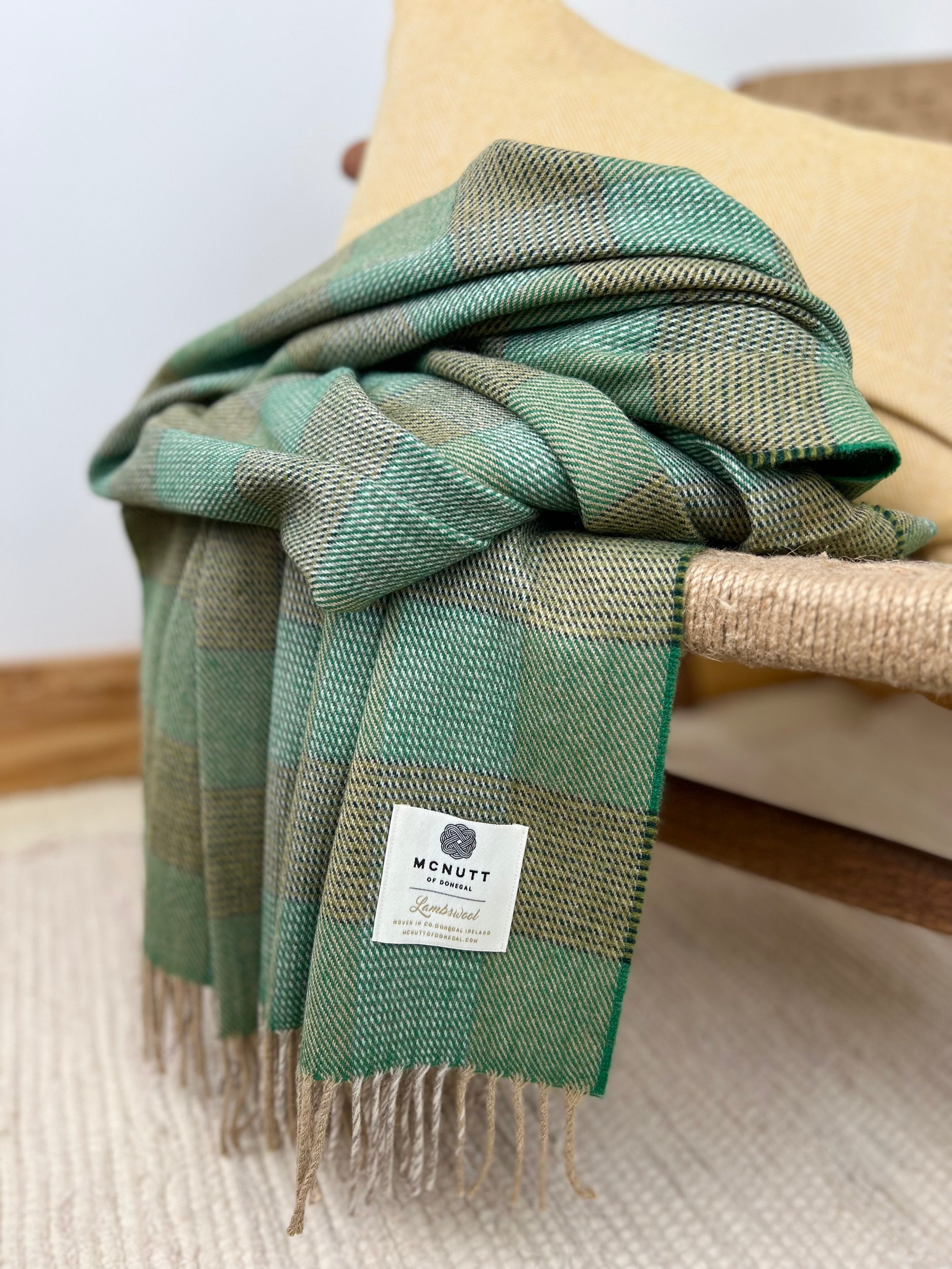 Lambswool Throw Starburst Check