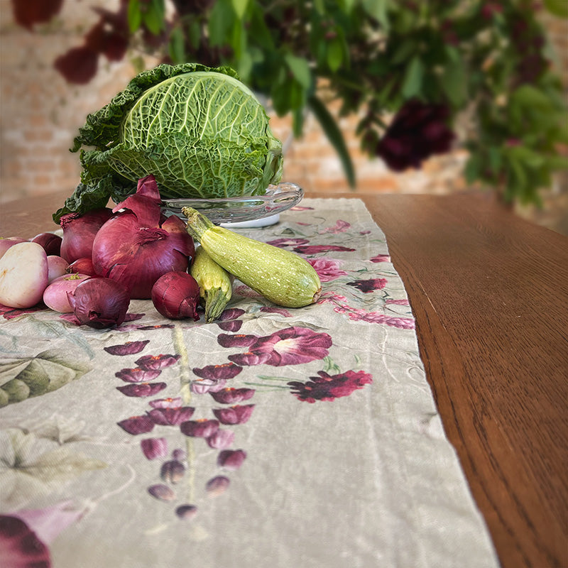 Chemin de Table "Jardin Fleuri"