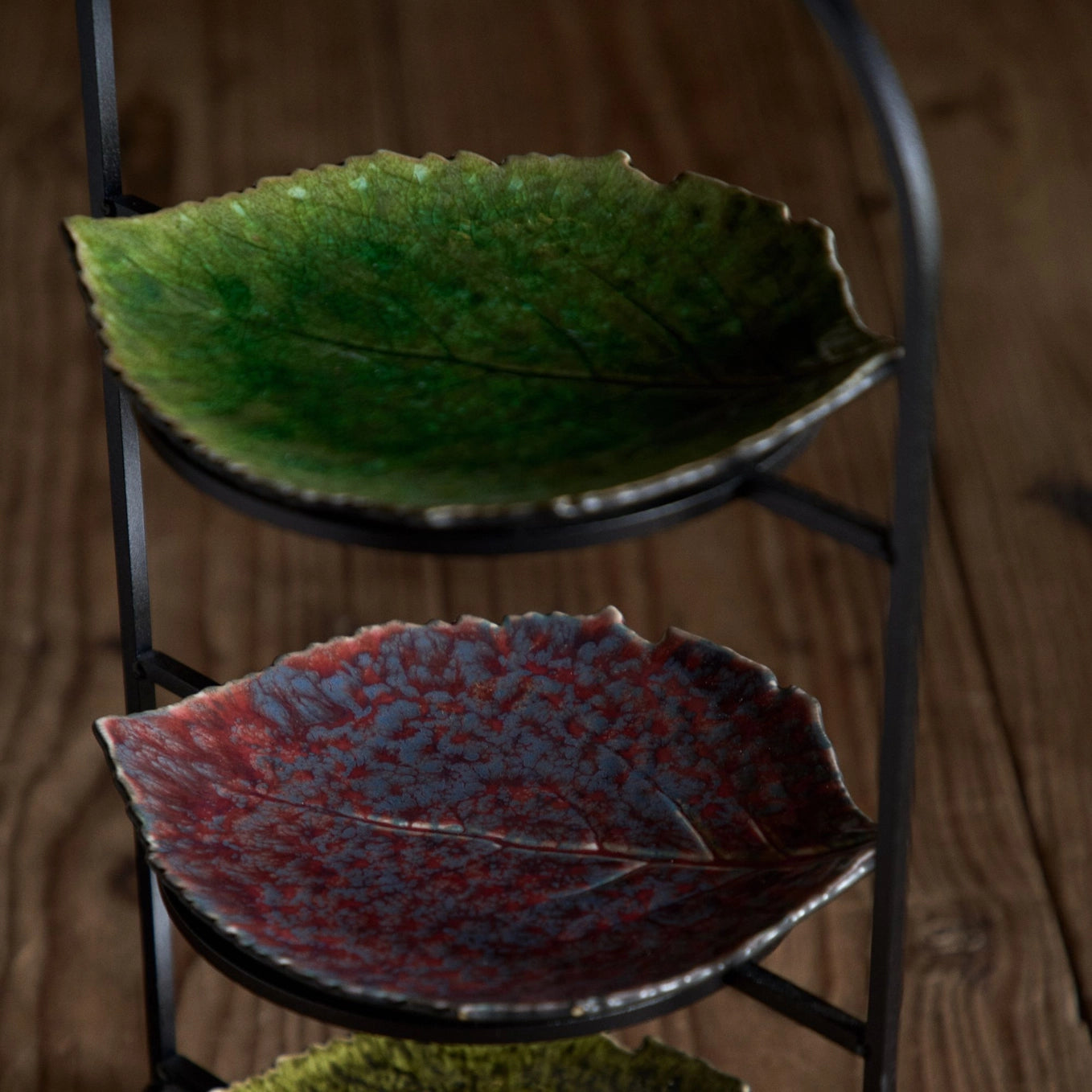 Feuille Hortensia céramique