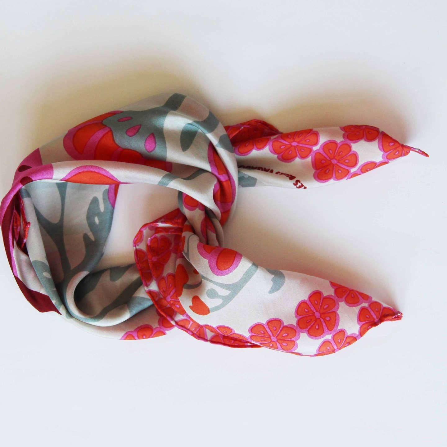 Foulard carré soie
