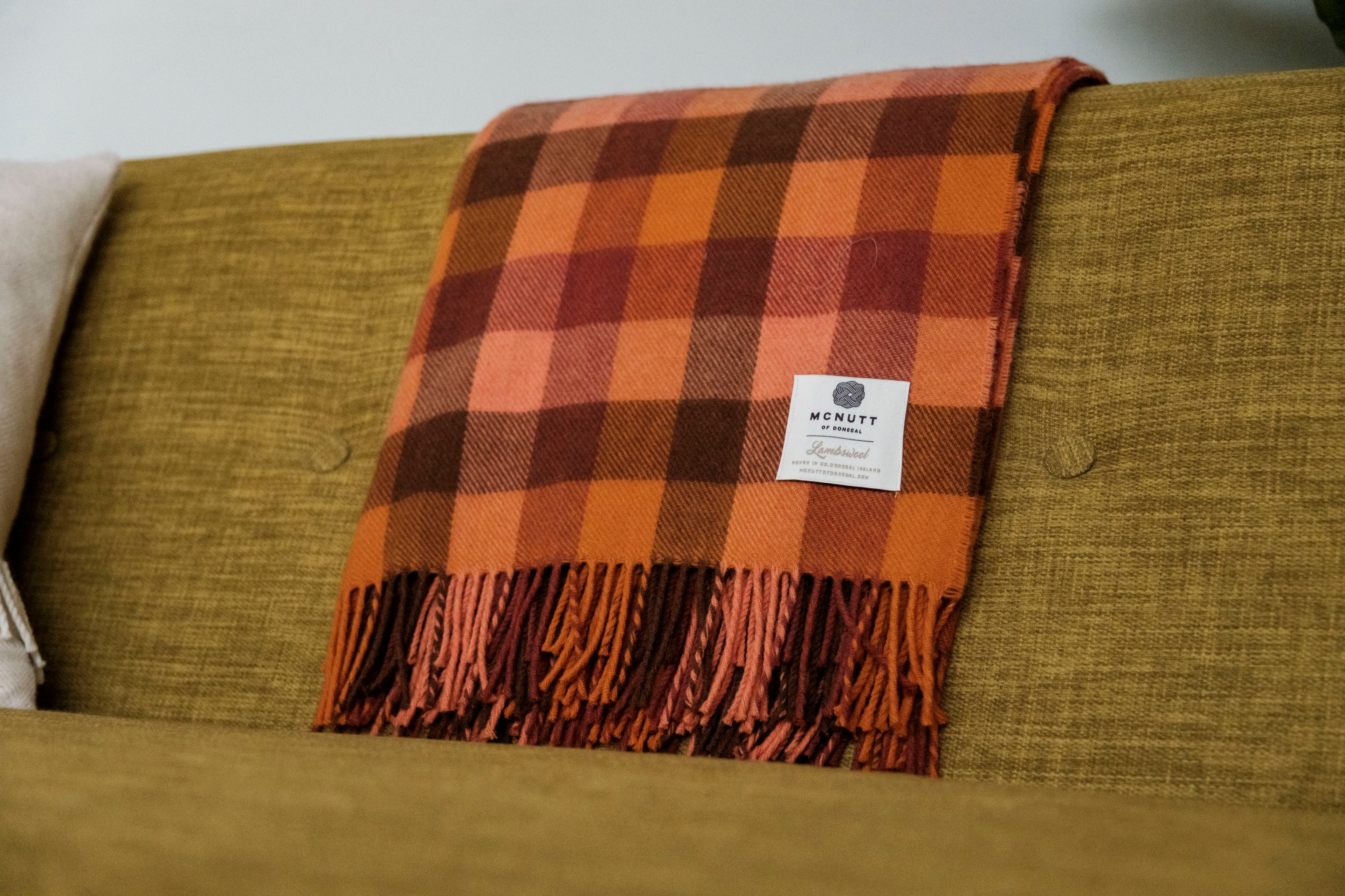 Lambswool Throw Starburst Check
