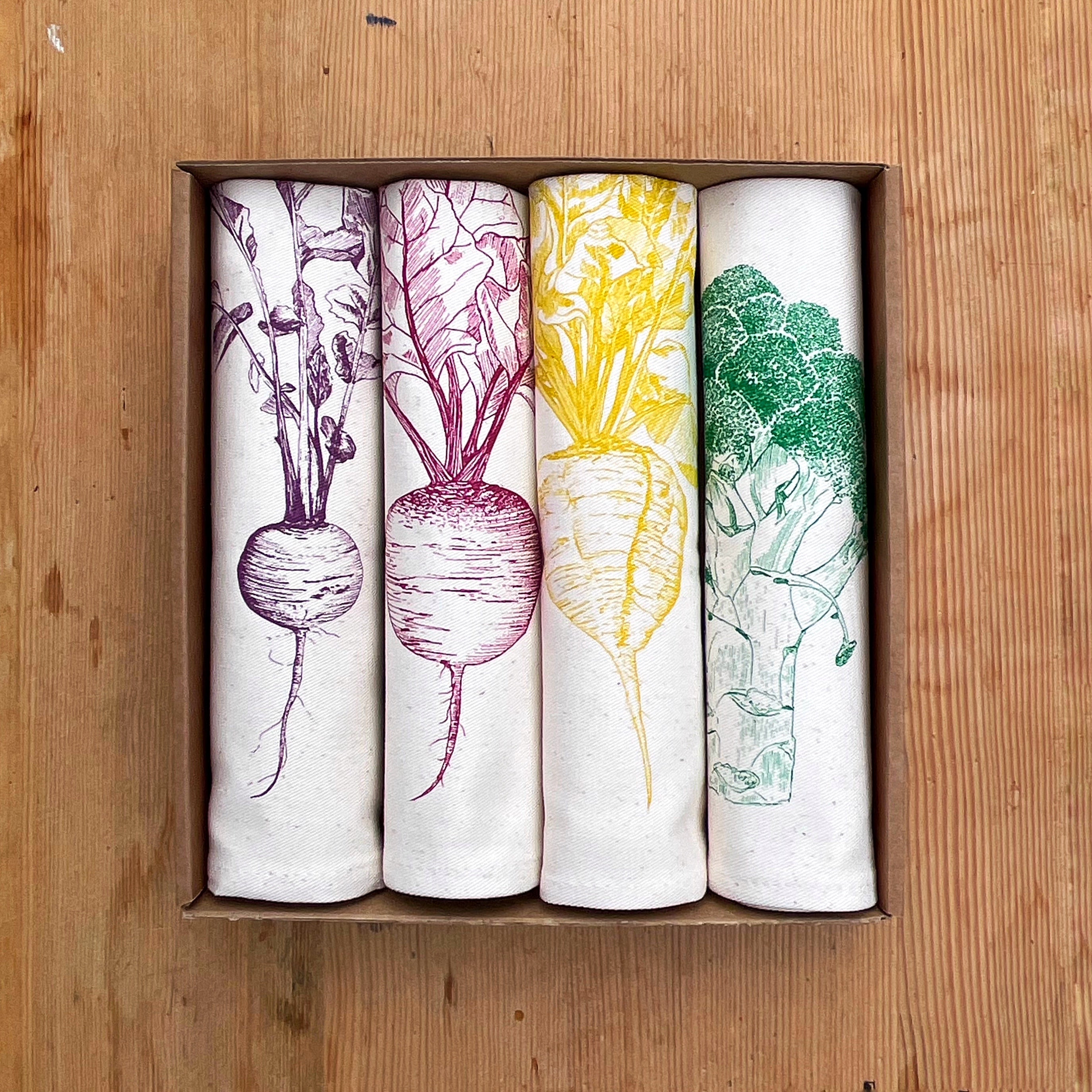 Serviette de table imprimée (Coffret de 4)