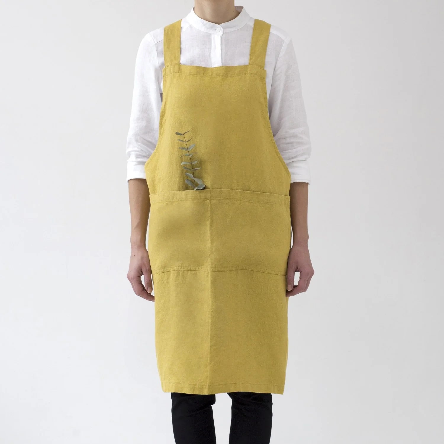 Tablier Lin croisé