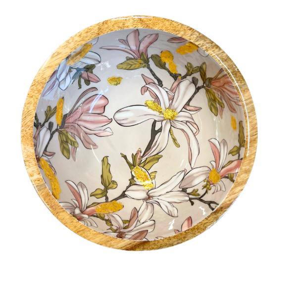 Saladier en manguier laqué (25 cm)