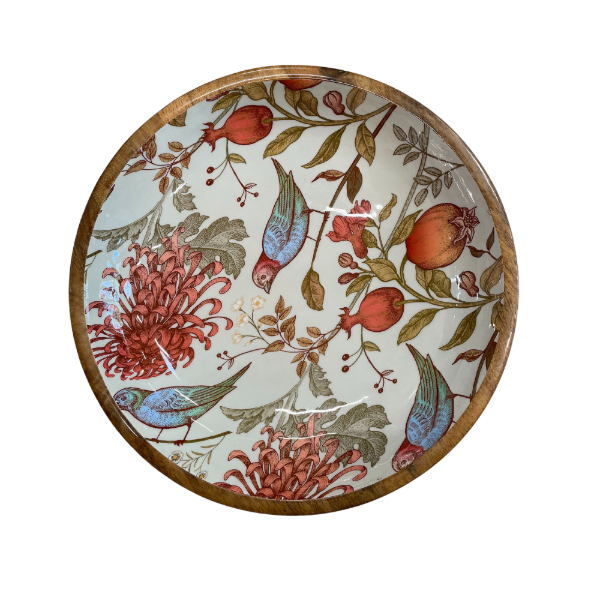 Saladier en manguier laqué (25 cm)