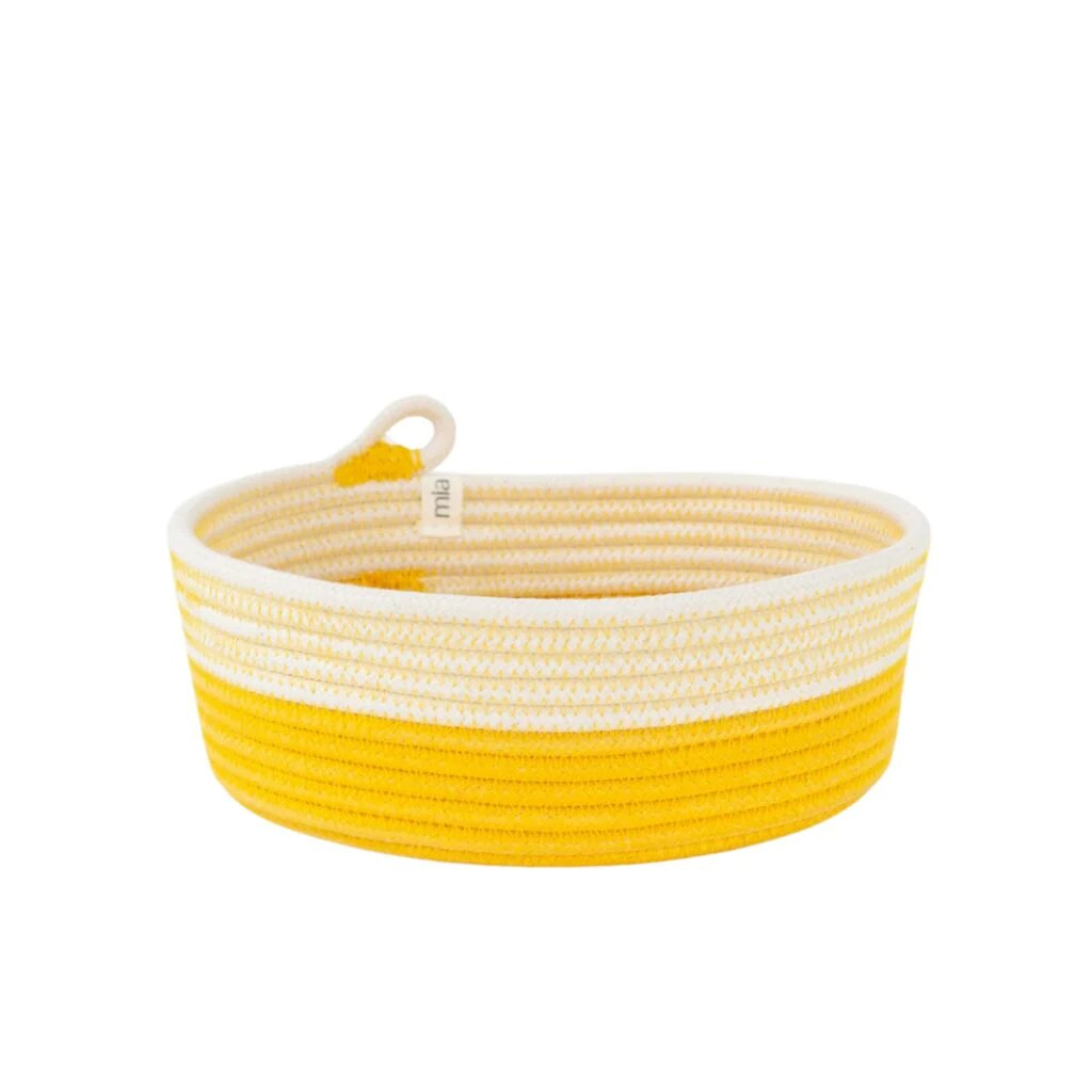 Panier ovale en corde