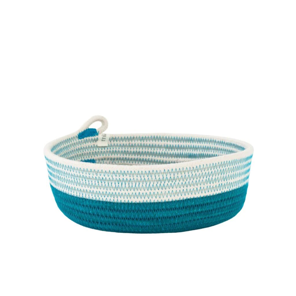 Panier ovale en corde