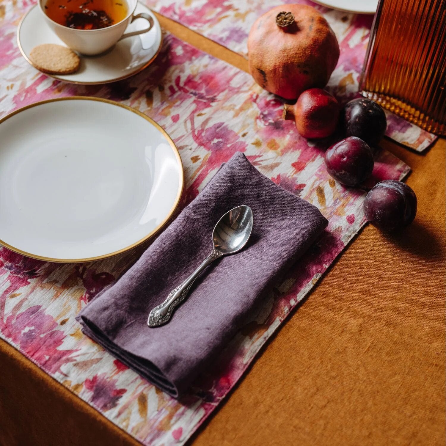 Serviette de Table Lin uni (Lot de 2)