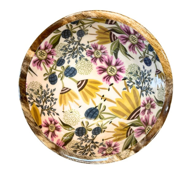Saladier en manguier laqué (25 cm)