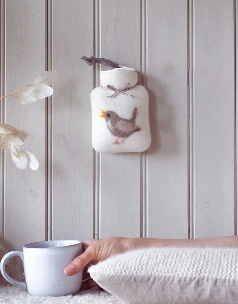 Mini bouillotte (20cl) Oiseau Troglodyte