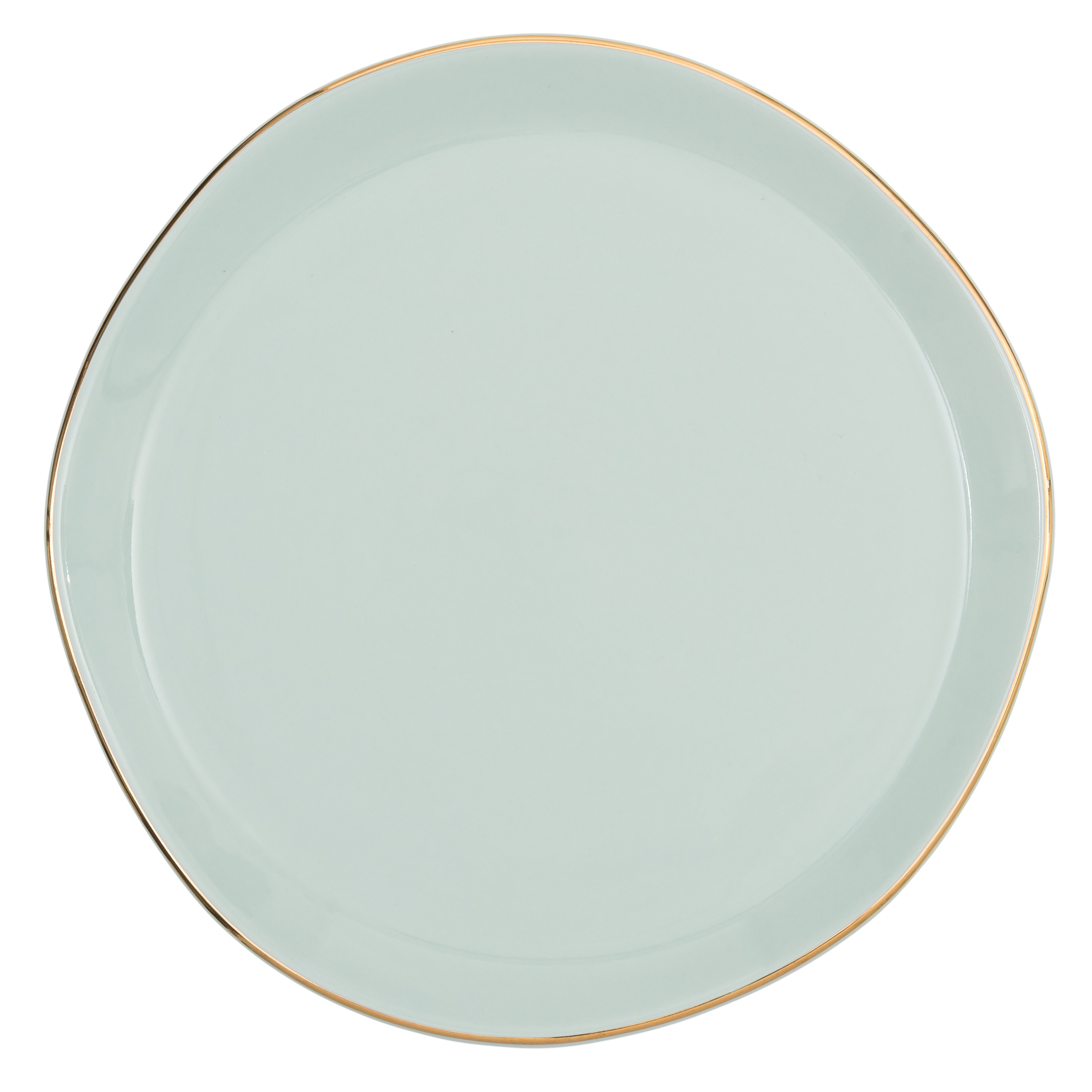 Good Morning white saucer