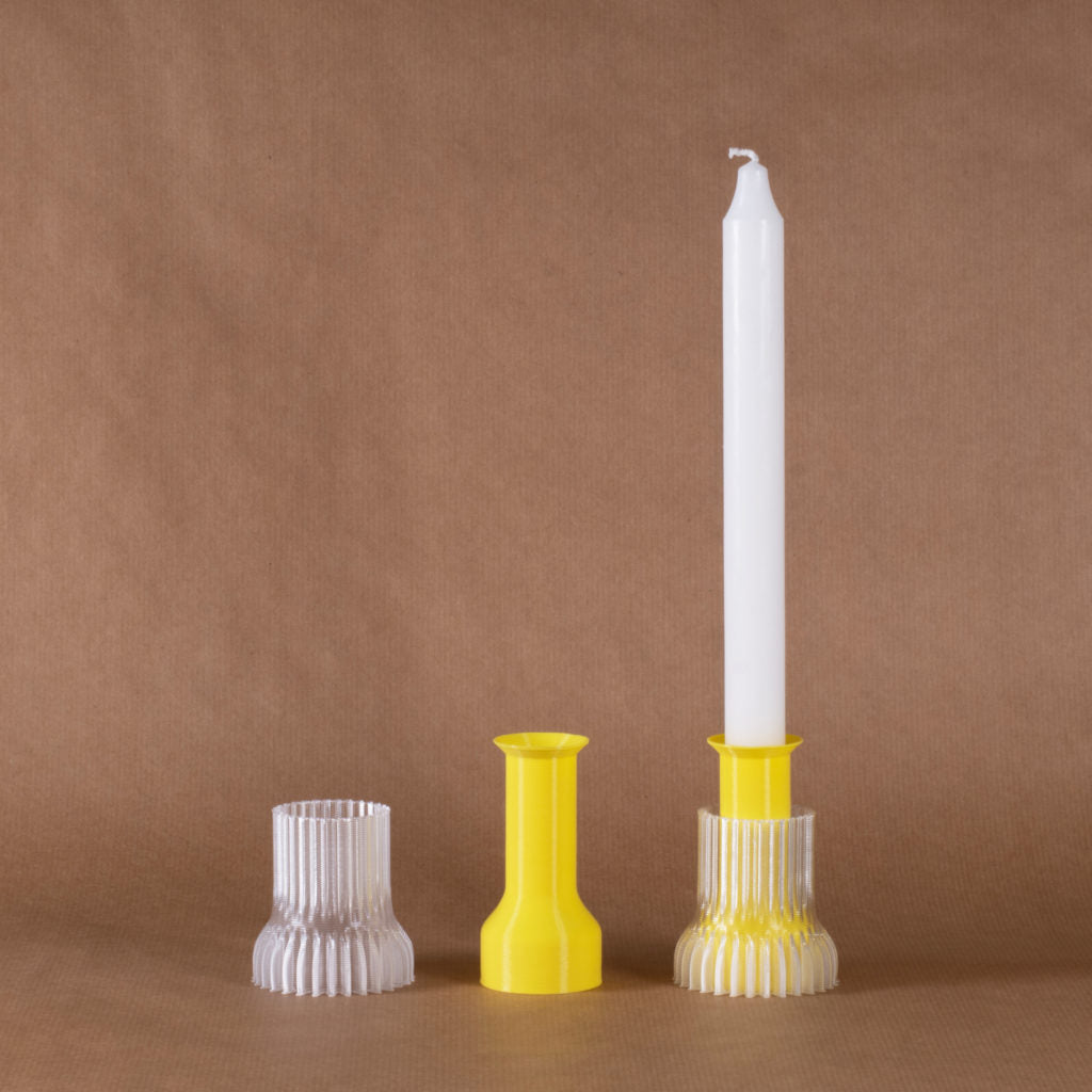 Double Bougeoir 2.21 - 3D