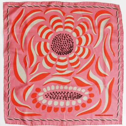 Foulard carré soie